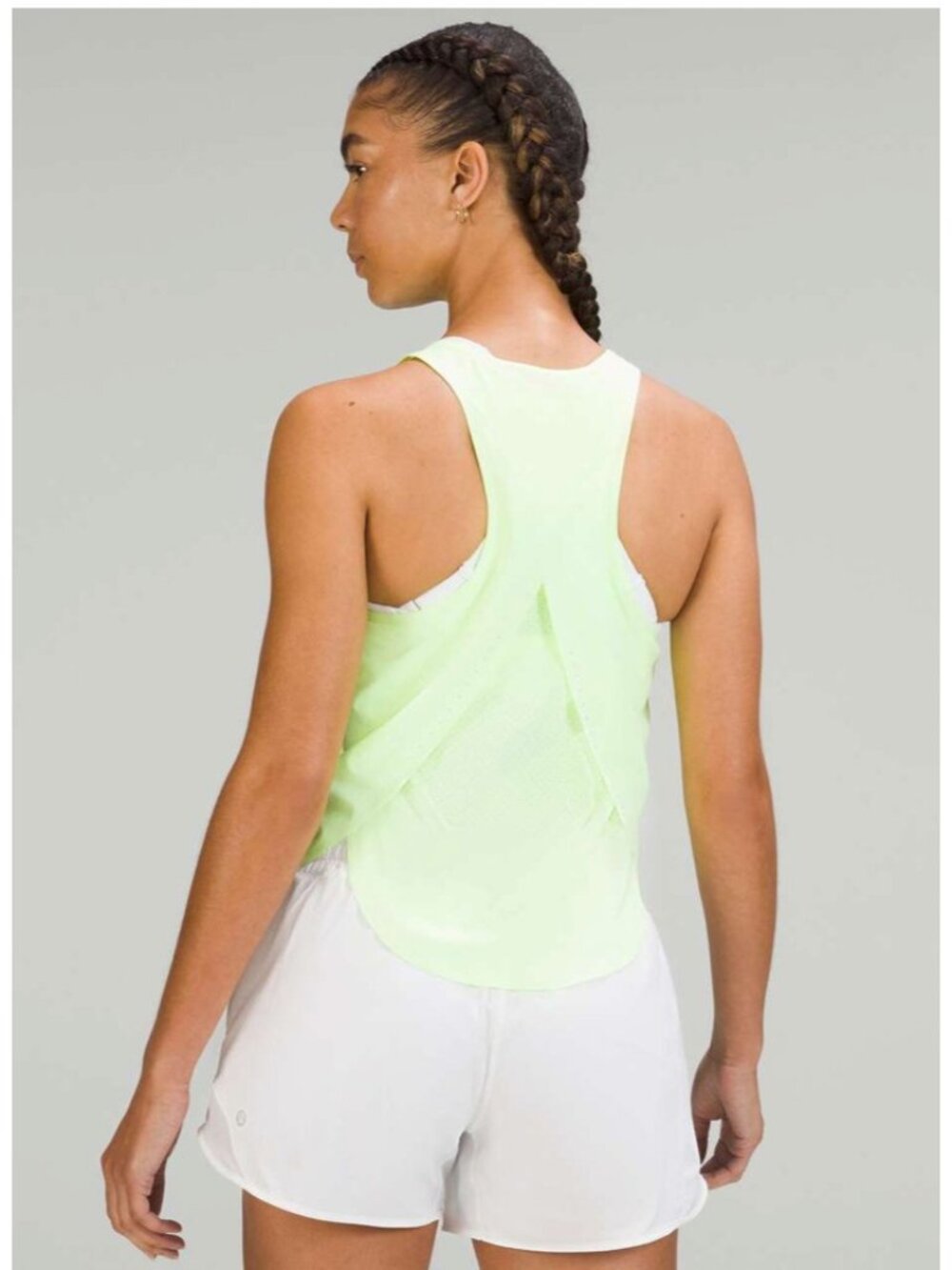 Lululemon Swift Ventilated Racerback Running Tank Womens 4 Faded Zap